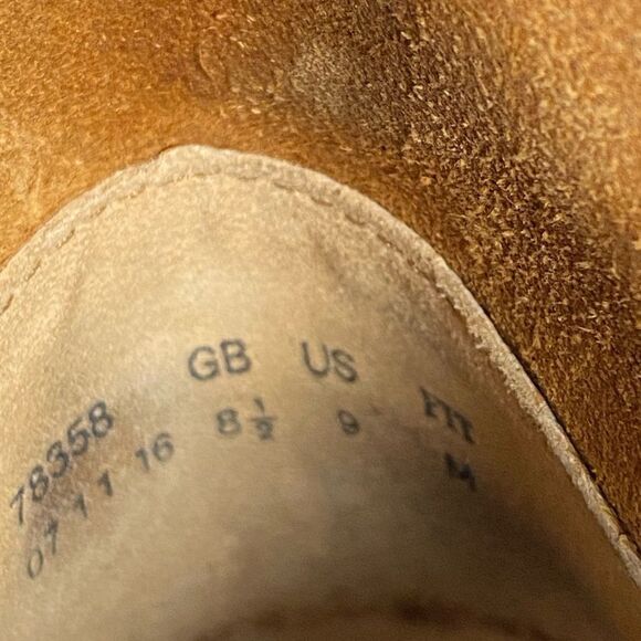 EUC CLARKS Men’s Original Dessert Boot Chukka Brown Leather Crepe Soles - Size 9 main image 9
